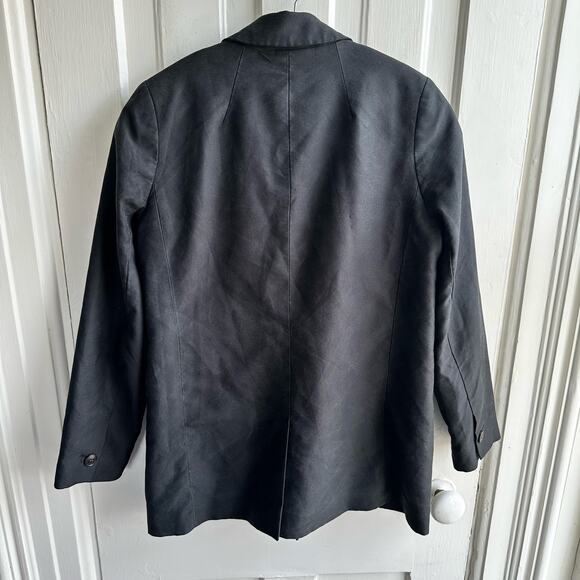 Madewell Caldwell Double Breasted Blazer Black Two Button Edition - Picture 6 of 8